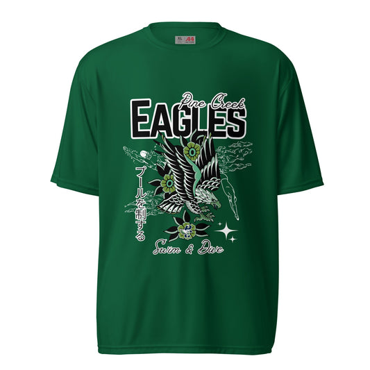Active | Moisture Wicking Shirt | PINE CREEK SWIM & DIVE | '25 Logo