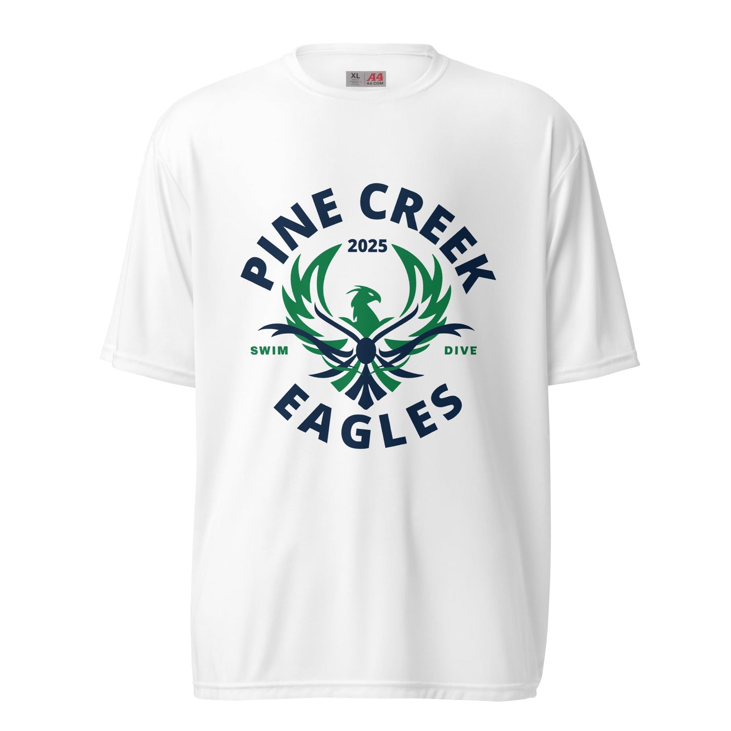 Active | Moisture Wicking Shirt | PINE CREEK SWIM & DIVE | Swim & Dive Logo