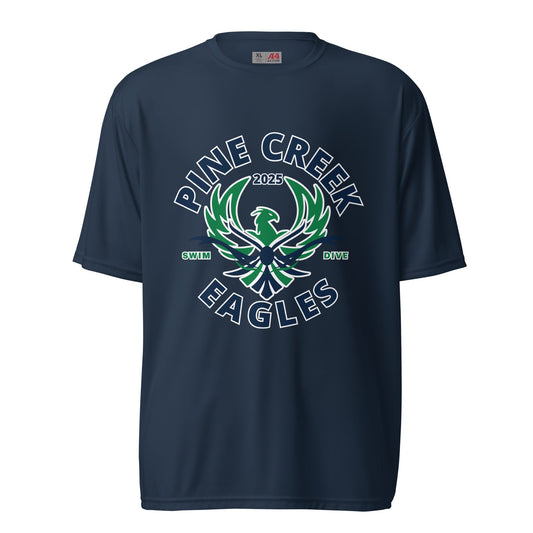 Active | Moisture Wicking Shirt | PINE CREEK SWIM & DIVE | Swim & Dive Logo