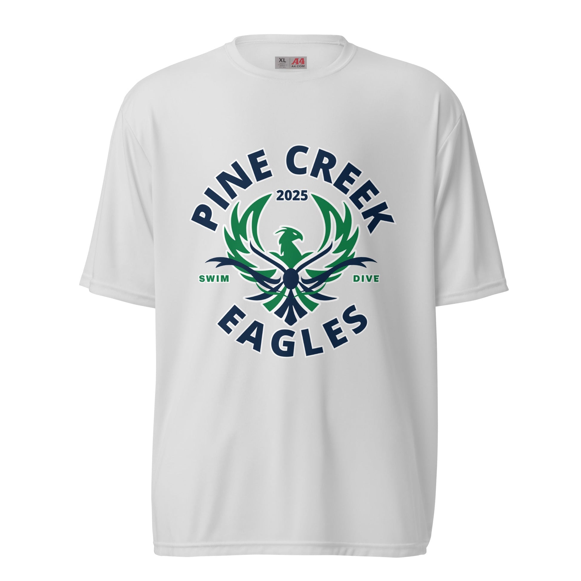Active | Moisture Wicking Shirt | PINE CREEK SWIM & DIVE | Swim & Dive Logo