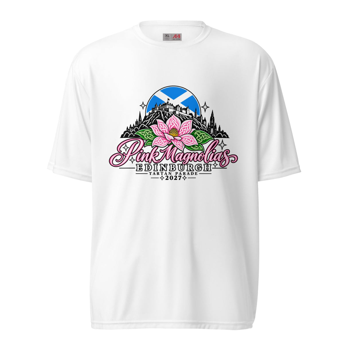 Active | Moisture Wicking Shirt | Pink Magnolias Dance | Vanguard Logo