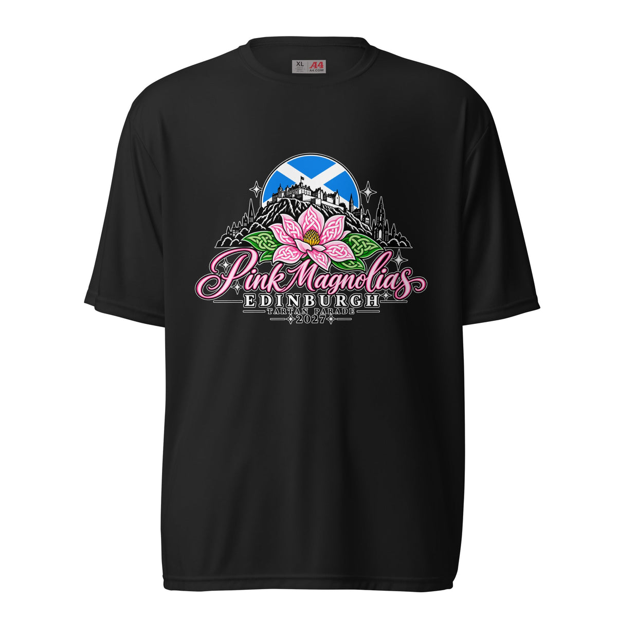Active | Moisture Wicking Shirt | Pink Magnolias Dance | Vanguard Logo