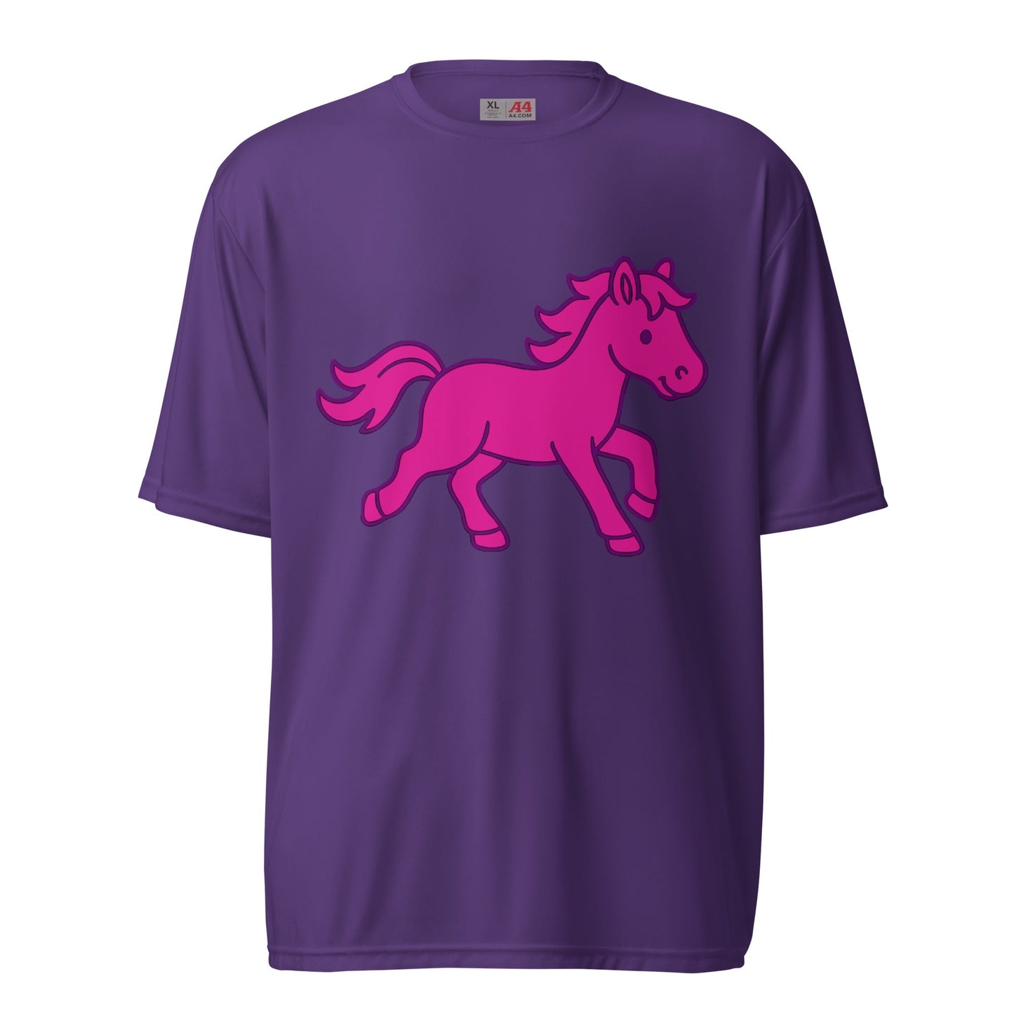 Active | Moisture Wicking Shirt | Pink Pony Athletic Club | Mascot Logo