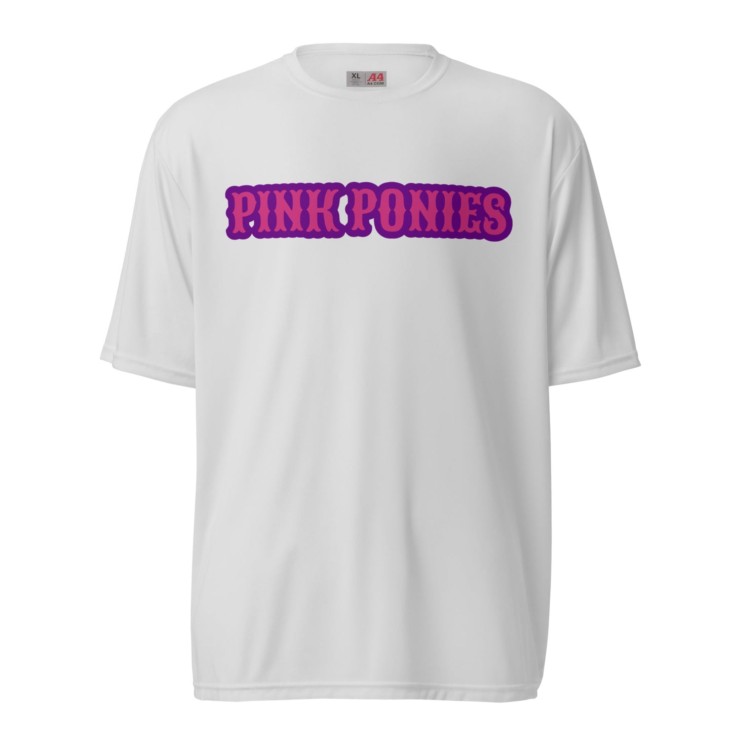 Active | Moisture Wicking Shirt | Pink Pony Athletic Club | Script Logo