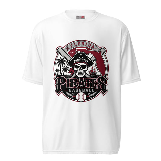 Active | Moisture Wicking Shirt | Port City Pirates | Emblem Logo
