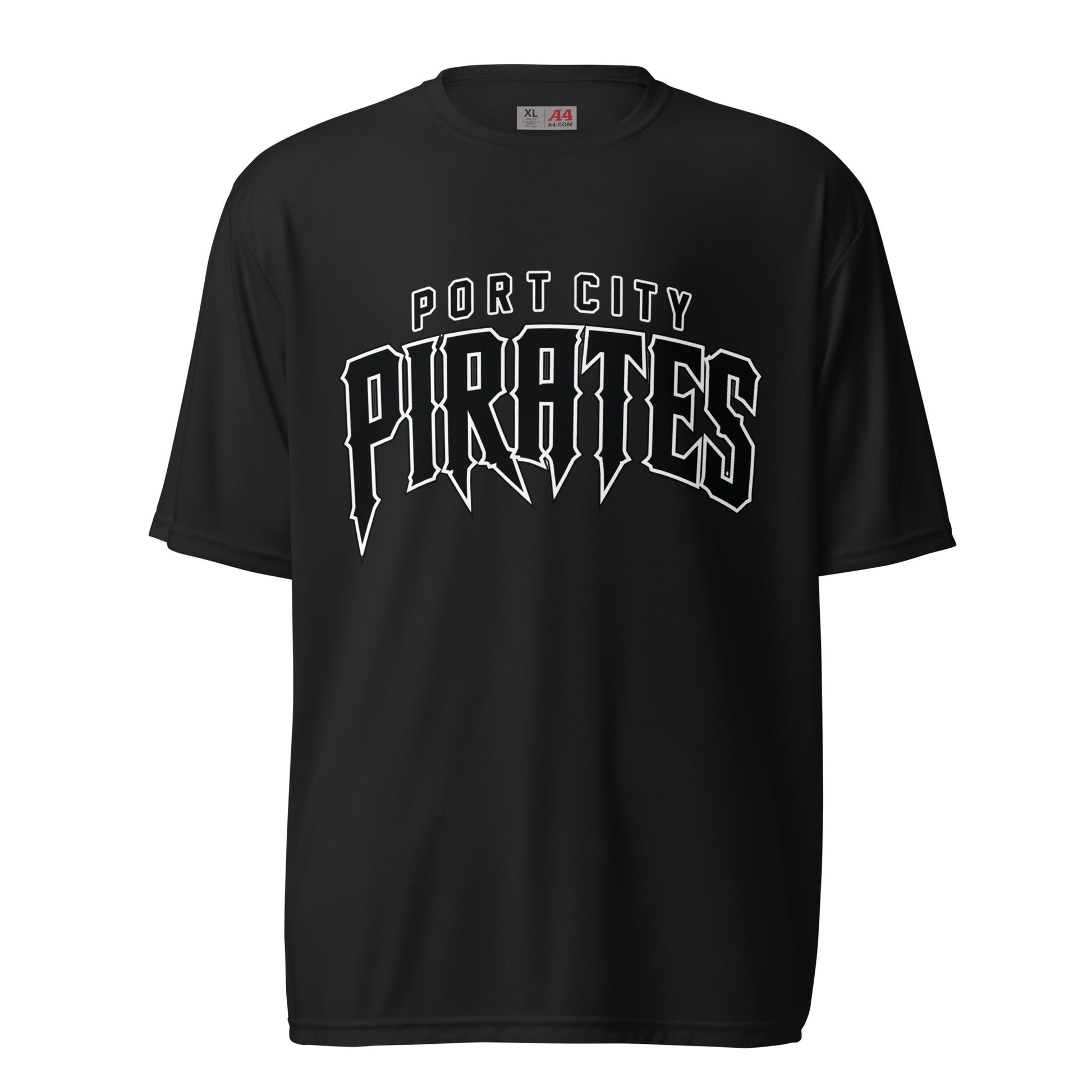 Active | Moisture Wicking Shirt | Port City Pirates | Script Logo