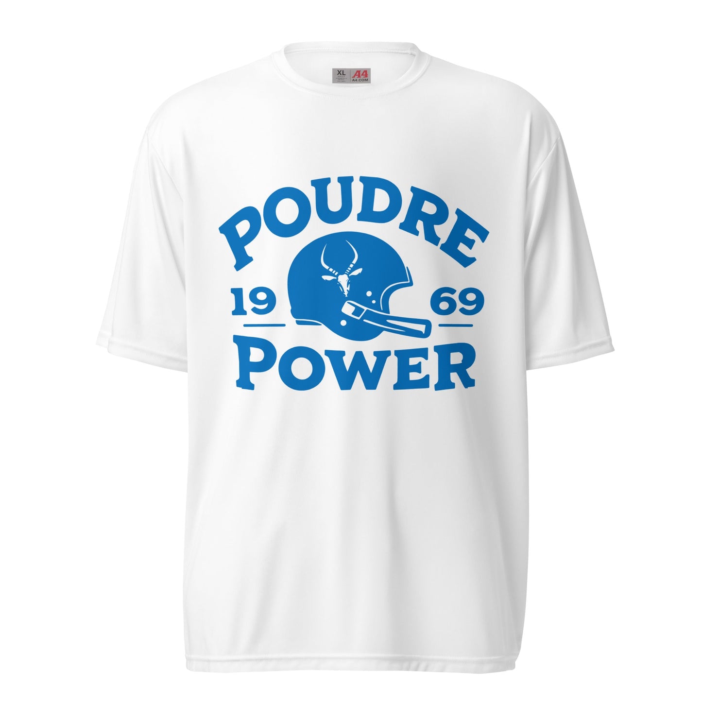 Active | Moisture Wicking Shirt | Poudre Football | Crest Logo