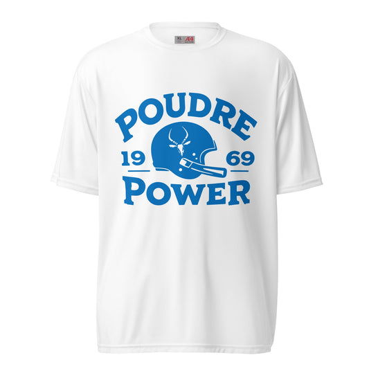 Active | Moisture Wicking Shirt | Poudre Football | Crest Logo