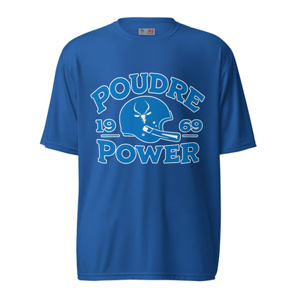 Active | Moisture Wicking Shirt | Poudre Football | Crest Logo