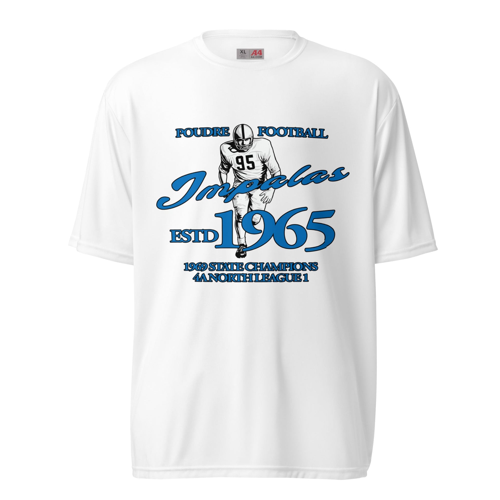 Active | Moisture Wicking Shirt | Poudre Football | Dynasty Athletics Logo