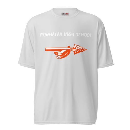 Active | Moisture Wicking Shirt | Powhatan lacrosse | Arrowhead Logo
