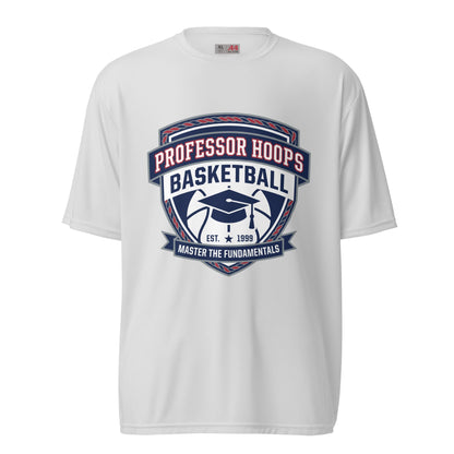 Active | Moisture Wicking Shirt | Professor Hoops Basketball | Crest Logo