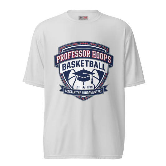 Active | Moisture Wicking Shirt | Professor Hoops Basketball | Crest Logo