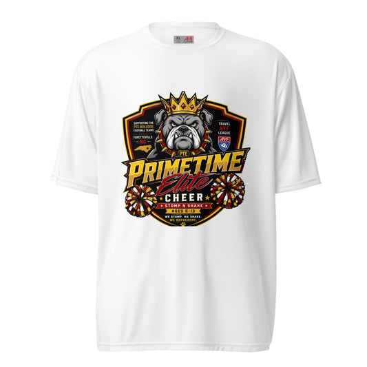 Active | Moisture Wicking Shirt | PTE Bulldog Cheer | Shield Logo
