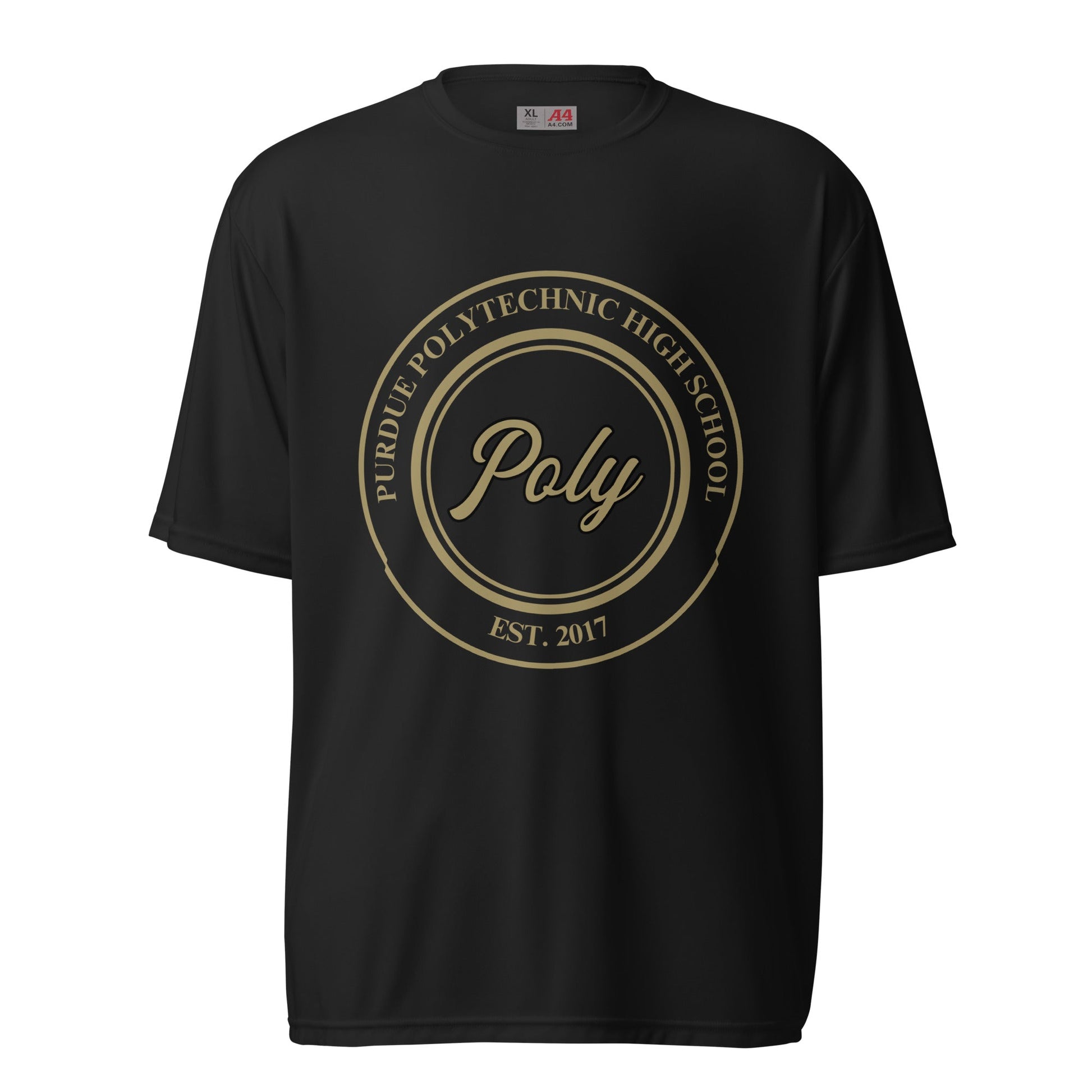 Active | Moisture Wicking Shirt | Purdue Polytechnic High School | Poly Seal Logo