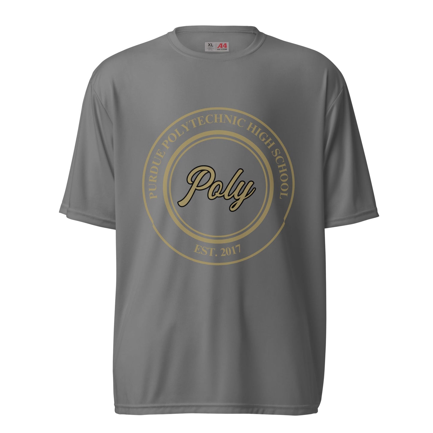 Active | Moisture Wicking Shirt | Purdue Polytechnic High School | Poly Seal Logo
