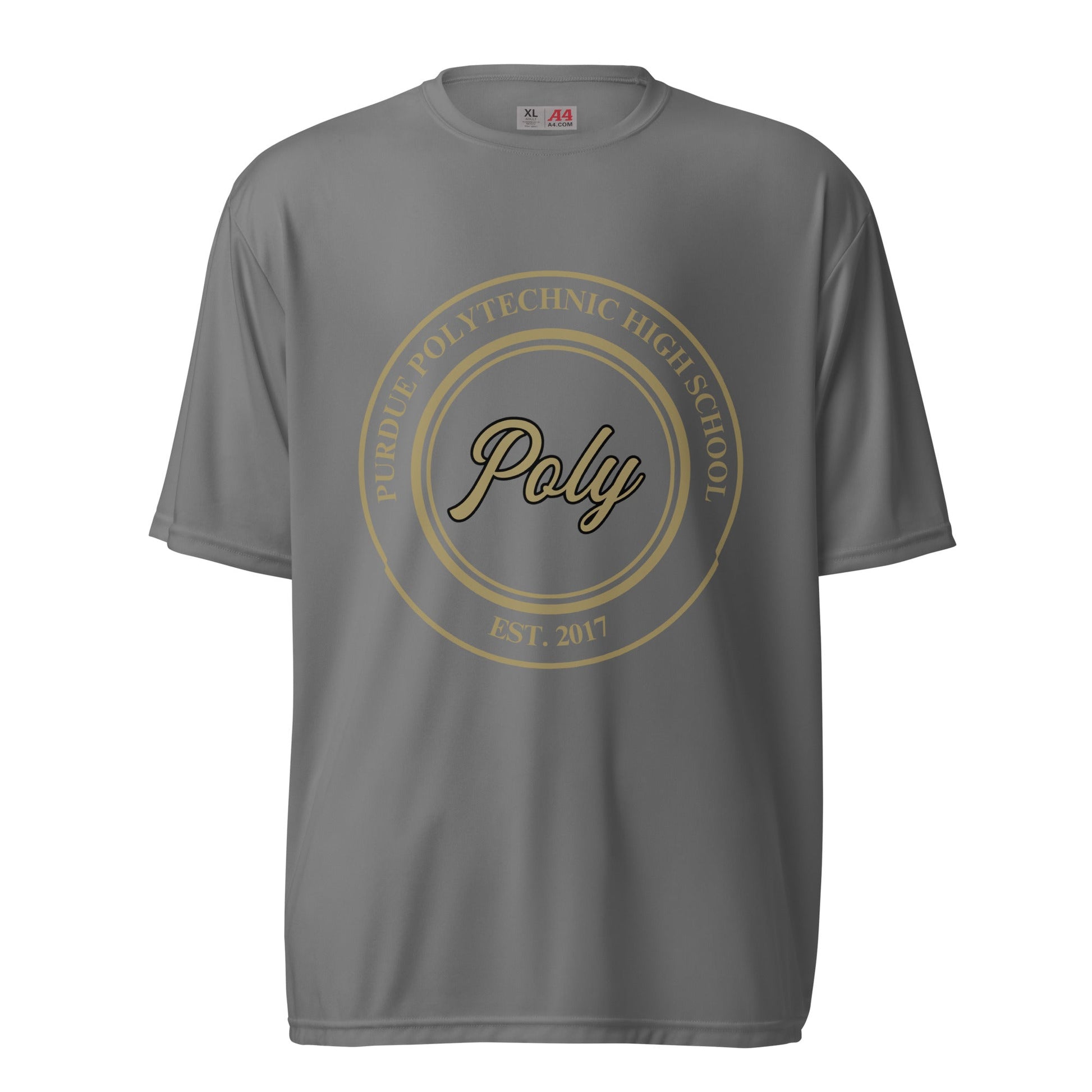 Active | Moisture Wicking Shirt | Purdue Polytechnic High School | Poly Seal Logo