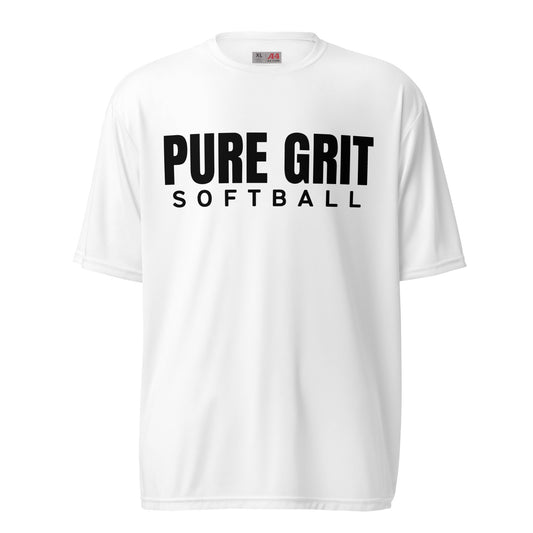 Active | Moisture Wicking Shirt | Pure Grit Softball | Main Logo