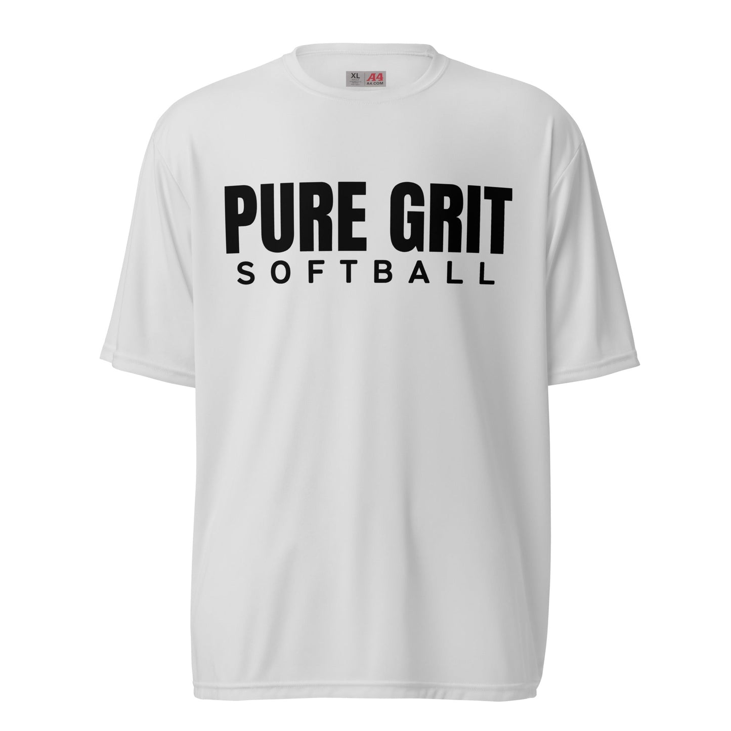 Active | Moisture Wicking Shirt | Pure Grit Softball | Main Logo