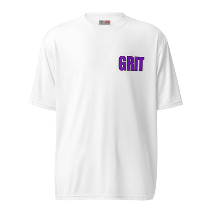 Active | Moisture Wicking Shirt | Pure Grit Softball | Purple Logo