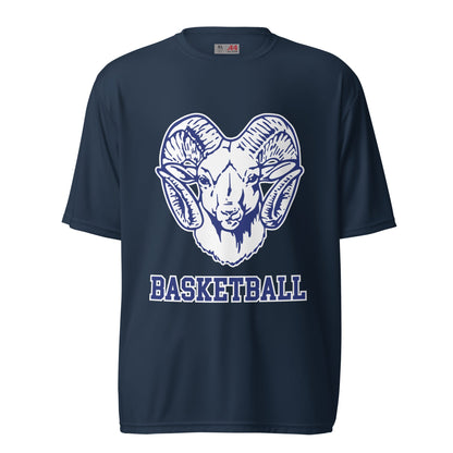 Active | Moisture Wicking Shirt | Rensselaer Rams | Basketball Logo