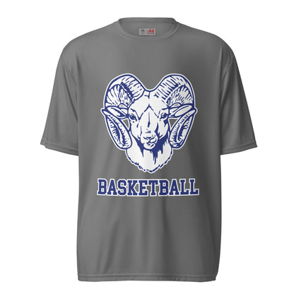 Active | Moisture Wicking Shirt | Rensselaer Rams | Basketball Logo