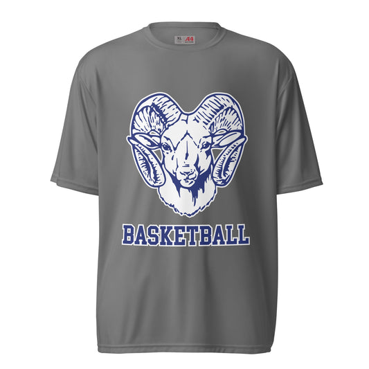 Active | Moisture Wicking Shirt | Rensselaer Rams | Basketball Logo