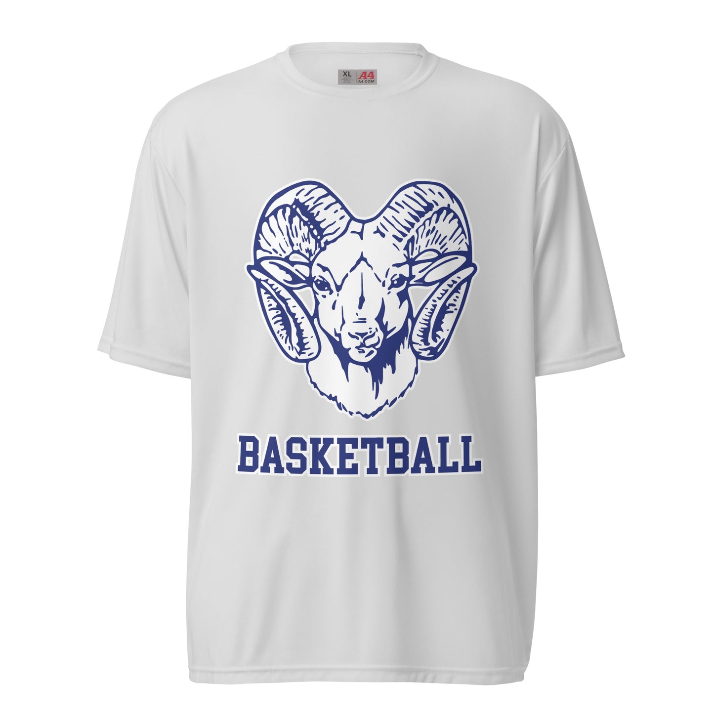 Active | Moisture Wicking Shirt | Rensselaer Rams | Basketball Logo