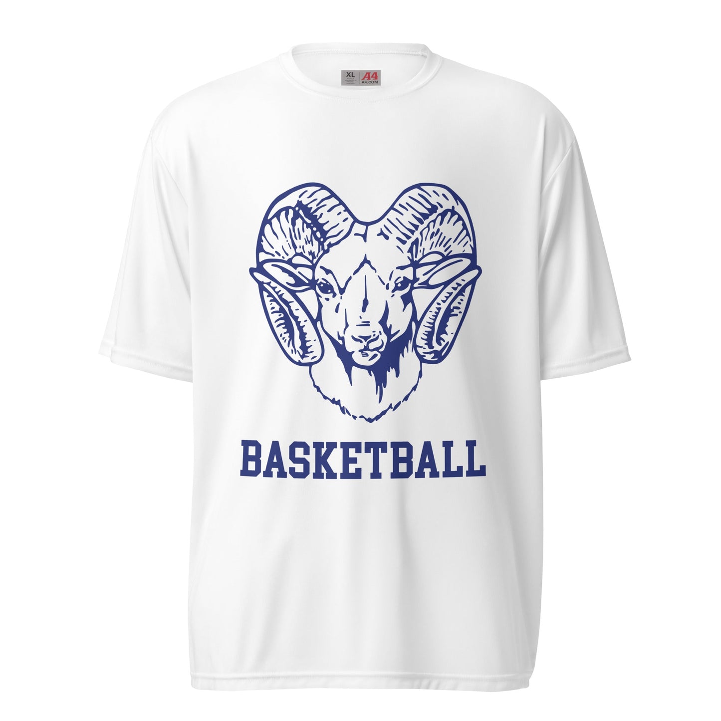 Active | Moisture Wicking Shirt | Rensselaer Rams | Basketball Logo