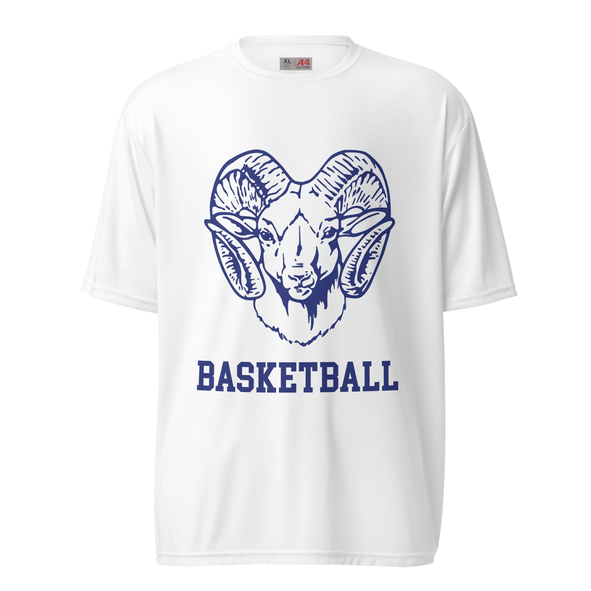 Active | Moisture Wicking Shirt | Rensselaer Rams | Basketball Logo