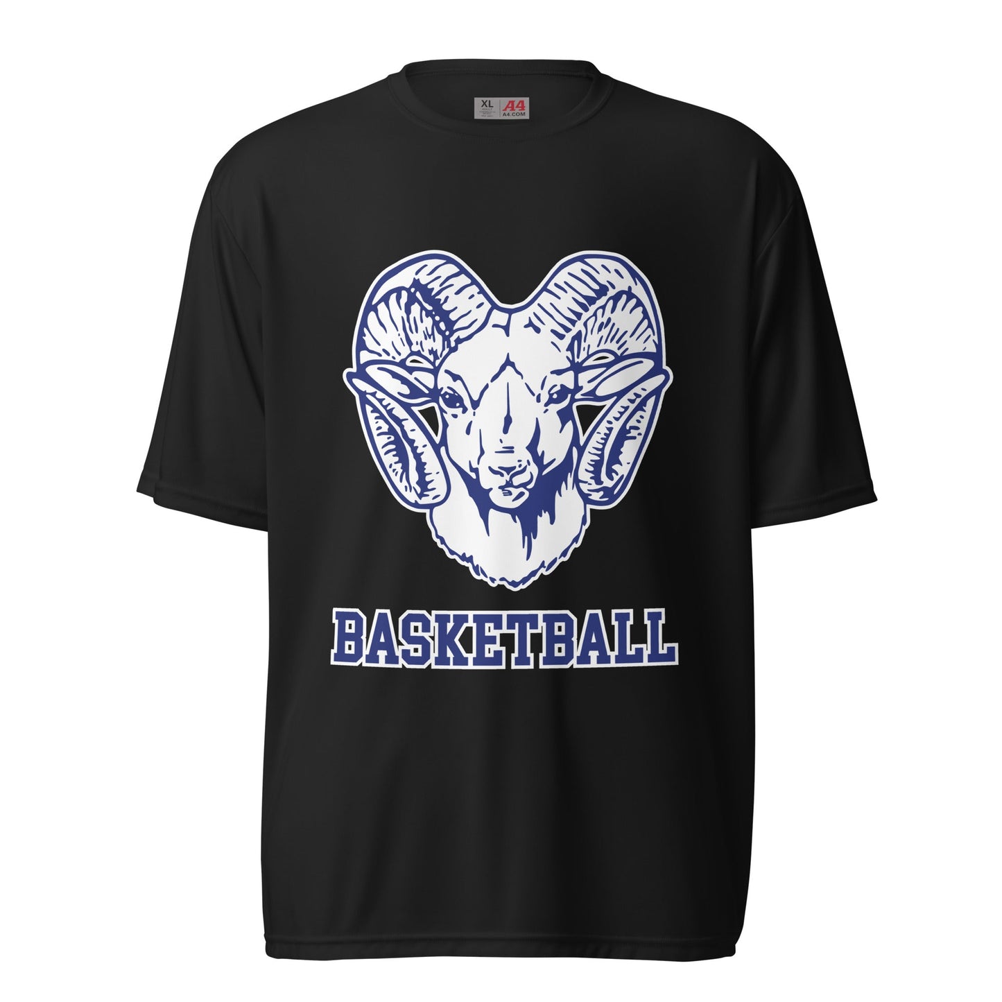 Active | Moisture Wicking Shirt | Rensselaer Rams | Basketball Logo