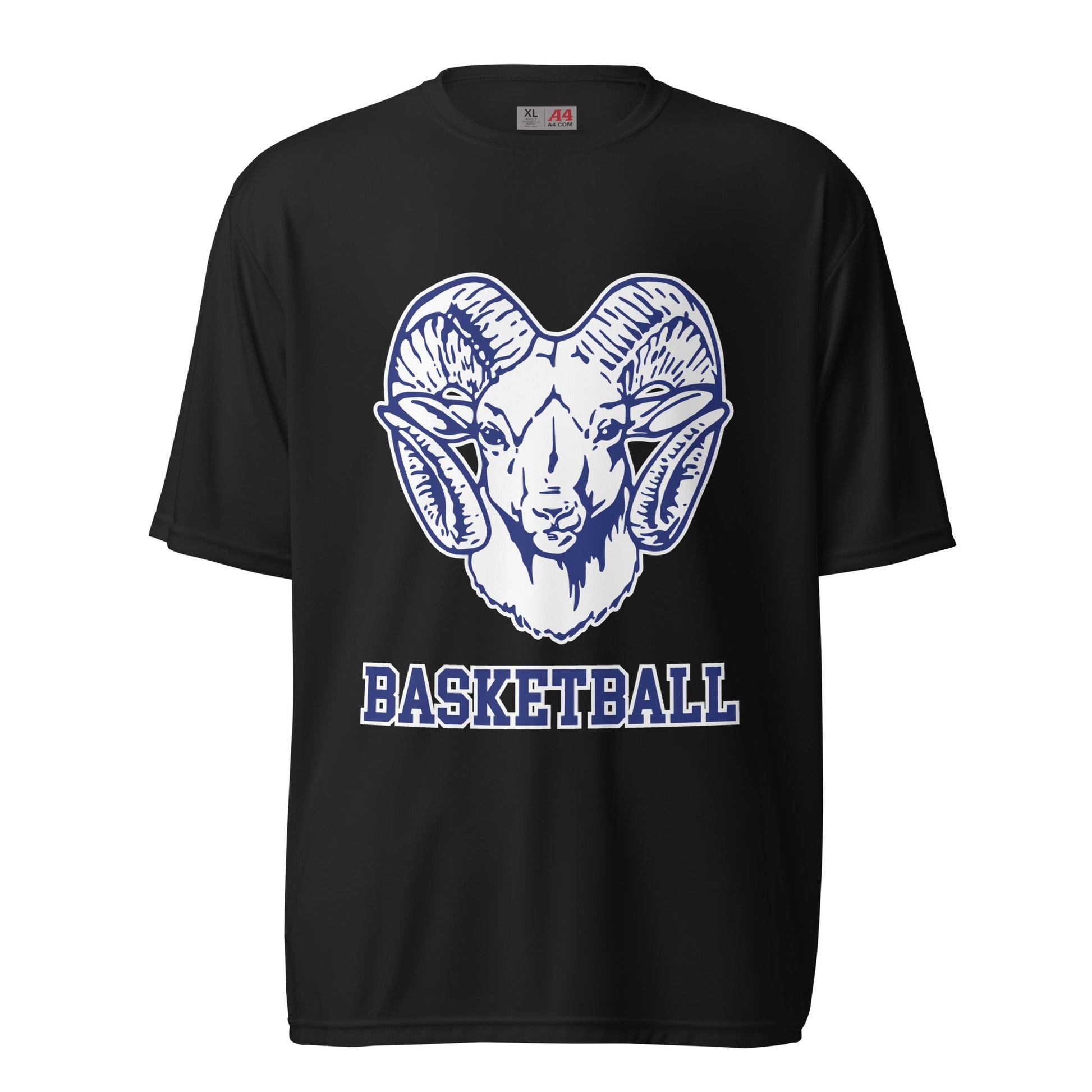 Active | Moisture Wicking Shirt | Rensselaer Rams | Basketball Logo
