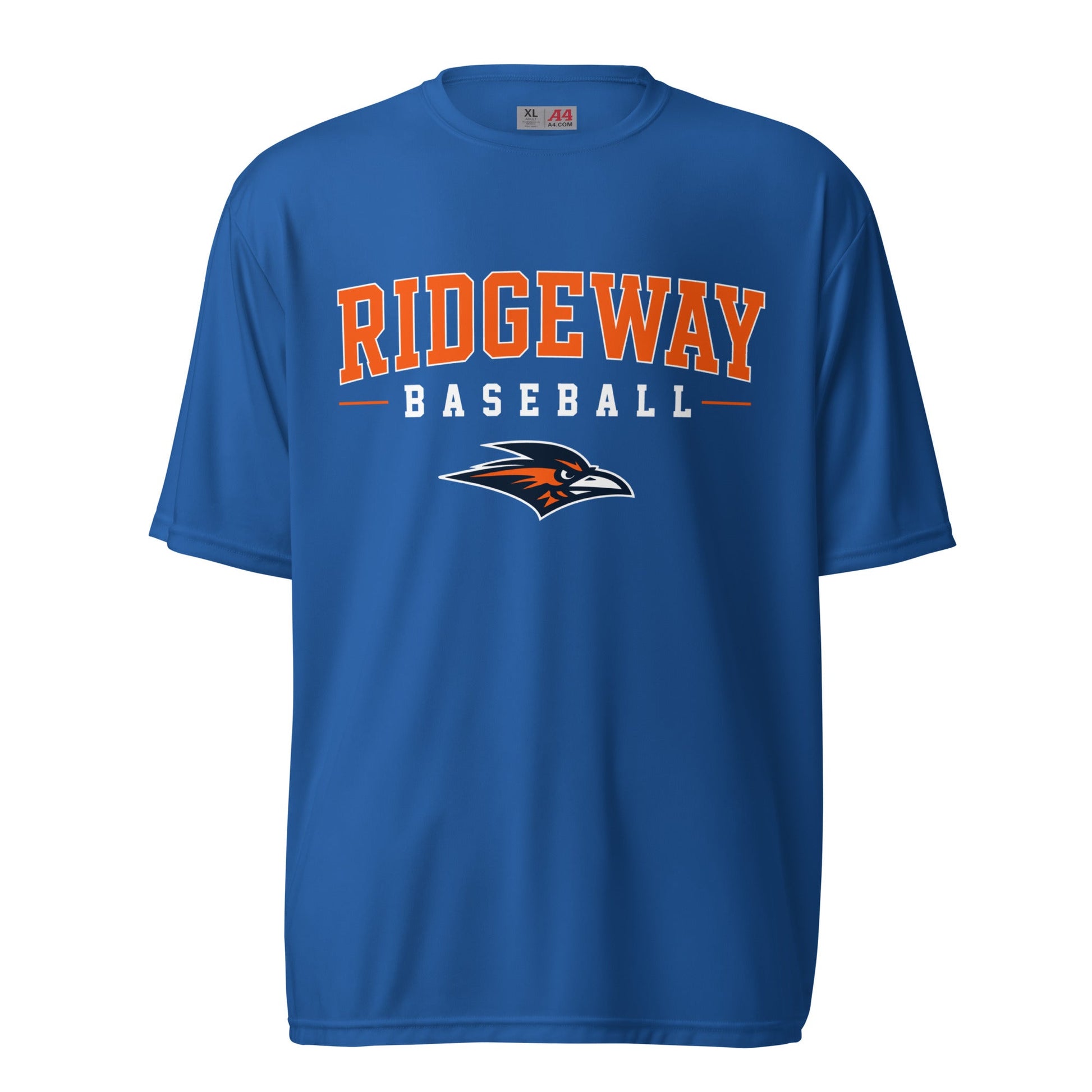 Active | Moisture Wicking Shirt | Ridgeway High School Baseball | Emblem Logo