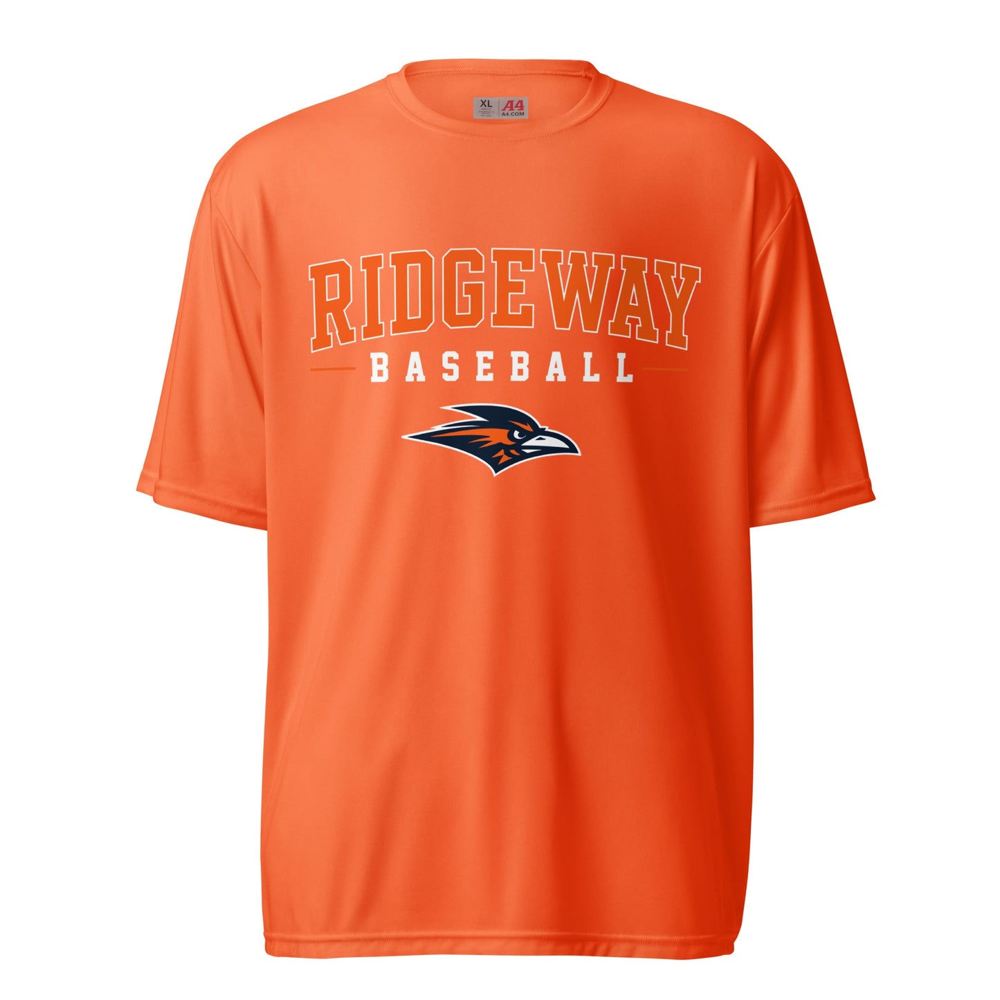 Active | Moisture Wicking Shirt | Ridgeway High School Baseball | Emblem Logo