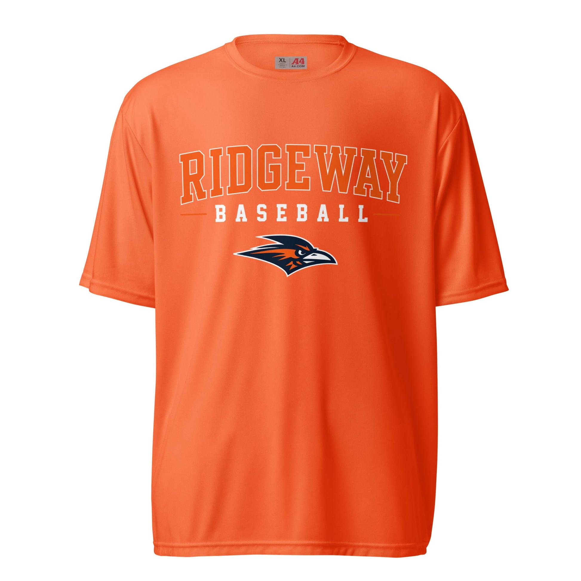 Active | Moisture Wicking Shirt | Ridgeway High School Baseball | Emblem Logo