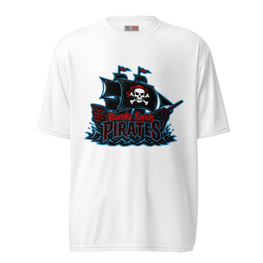 Active | Moisture Wicking Shirt | Roanoke Rapids Pirates | Black Sail Battlers Logo
