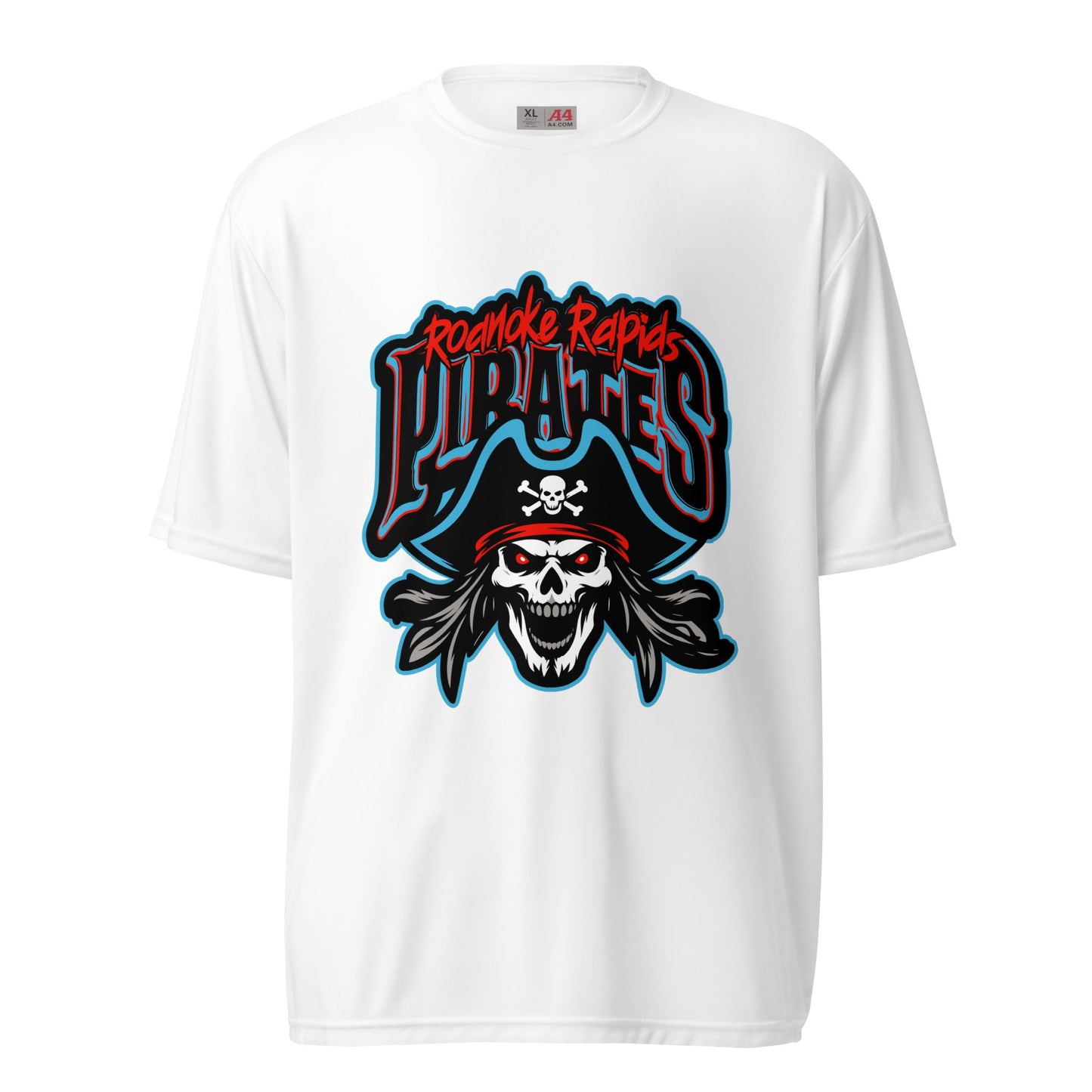 Active | Moisture Wicking Shirt | Roanoke Rapids Pirates | Reaver Captain Logo
