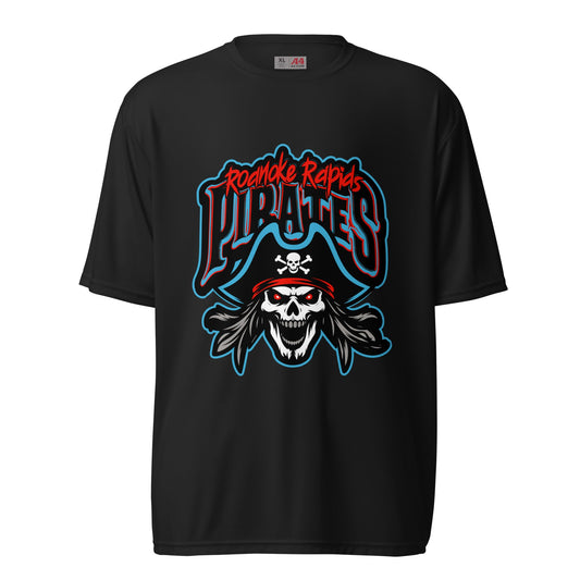 Active | Moisture Wicking Shirt | Roanoke Rapids Pirates | Reaver Captain Logo