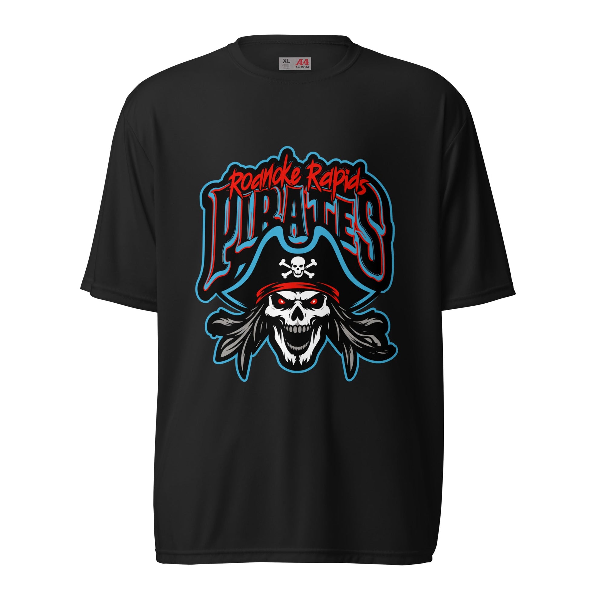 Active | Moisture Wicking Shirt | Roanoke Rapids Pirates | Reaver Captain Logo