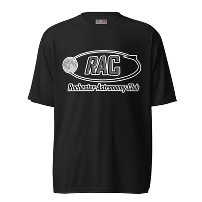 Active | Moisture Wicking Shirt | Rochester Astronomy Club | Orbit Logo