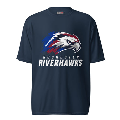 Active | Moisture Wicking Shirt | Rochester Riverhawks | Emblem Logo