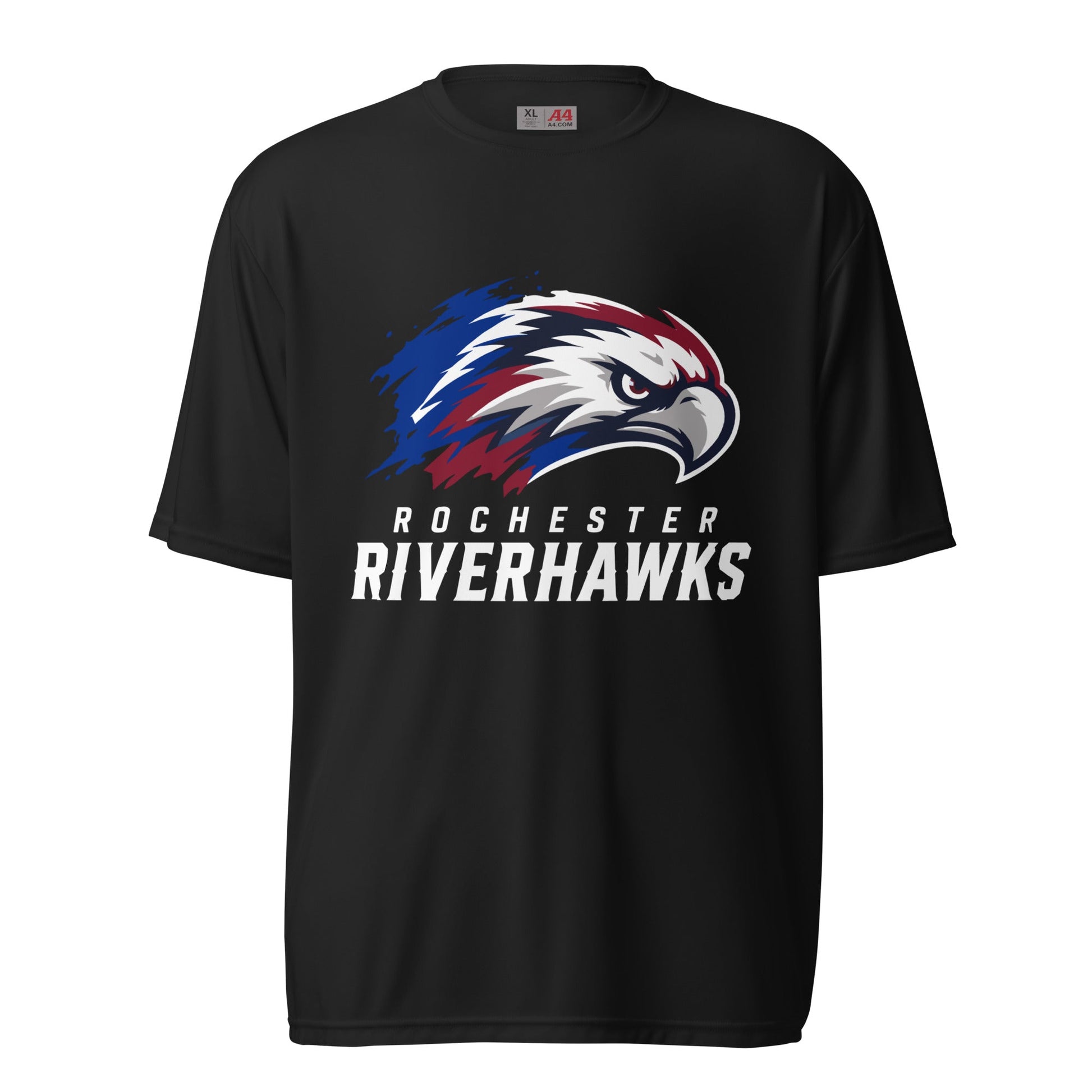Active | Moisture Wicking Shirt | Rochester Riverhawks | Emblem Logo