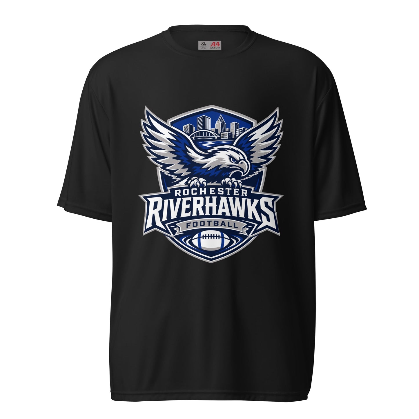 Active | Moisture Wicking Shirt | Rochester Riverhawks | Shield Logo
