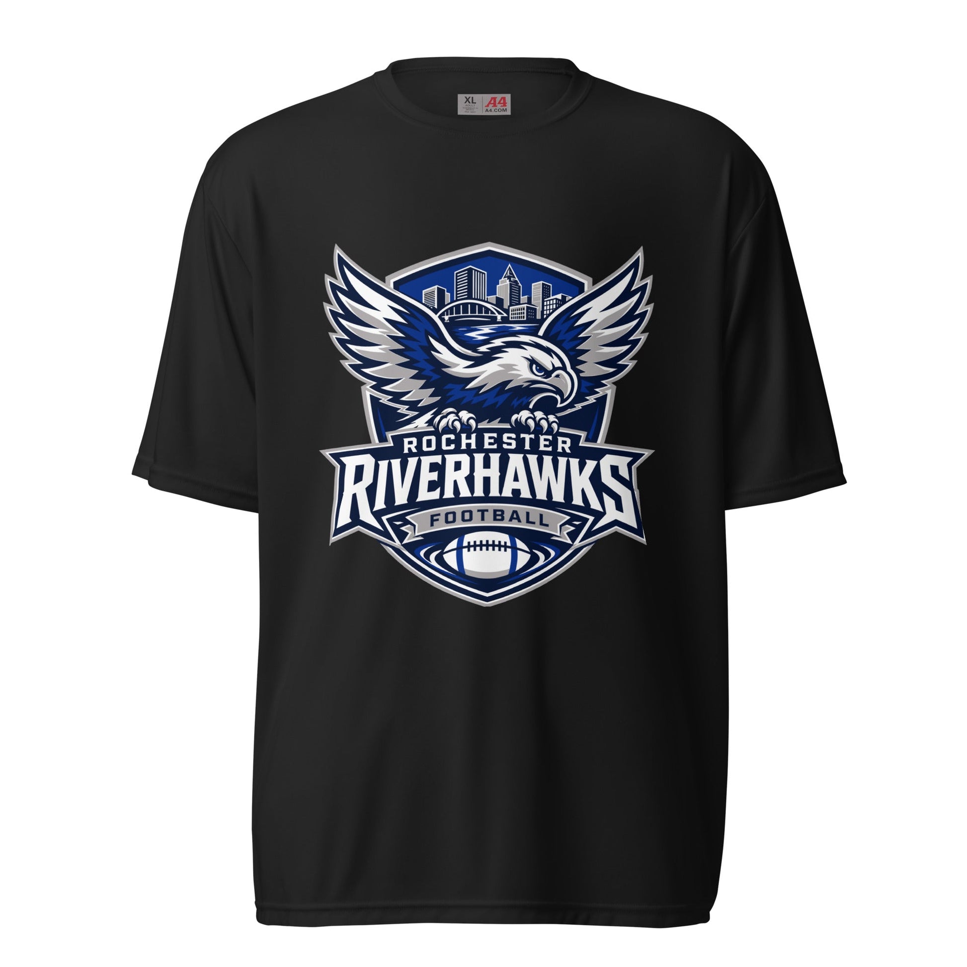 Active | Moisture Wicking Shirt | Rochester Riverhawks | Shield Logo