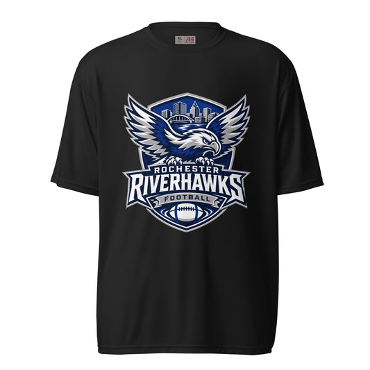 Active | Moisture Wicking Shirt | Rochester Riverhawks | Shield Logo