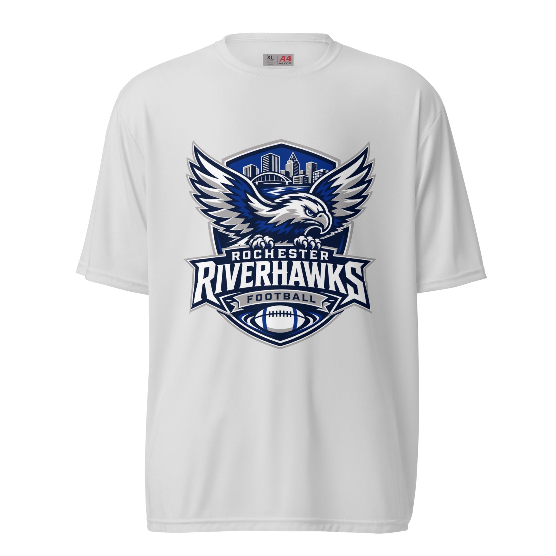 Active | Moisture Wicking Shirt | Rochester Riverhawks | Shield Logo
