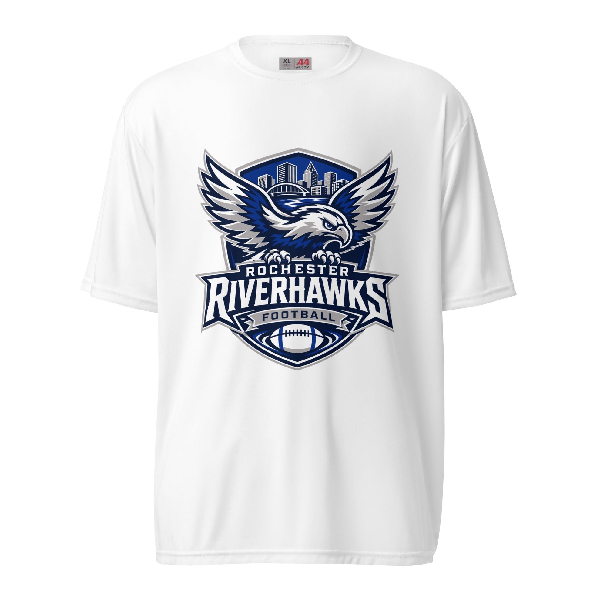 Active | Moisture Wicking Shirt | Rochester Riverhawks | Shield Logo