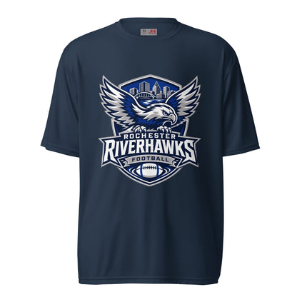 Active | Moisture Wicking Shirt | Rochester Riverhawks | Shield Logo