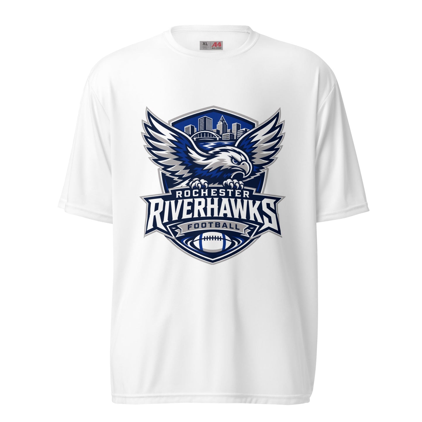 Active | Moisture Wicking Shirt | Rochester Riverhawks | Shield Logo