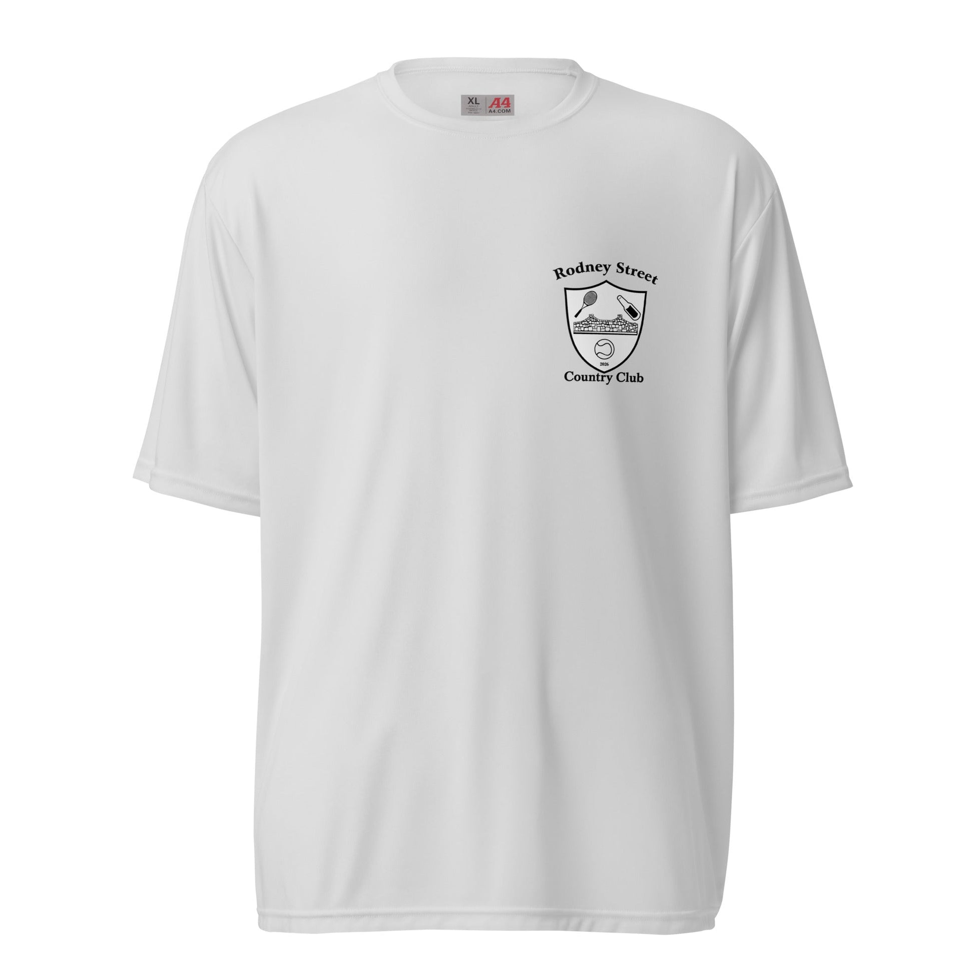 Active | Moisture Wicking Shirt | Rodney Street CC Tennis | Alt Crest Logo